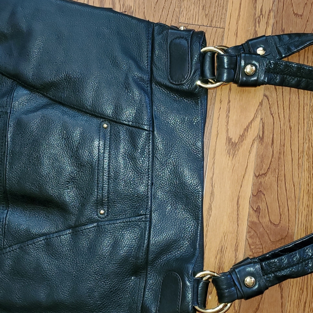 Black leather bag - Picture 4 of 8